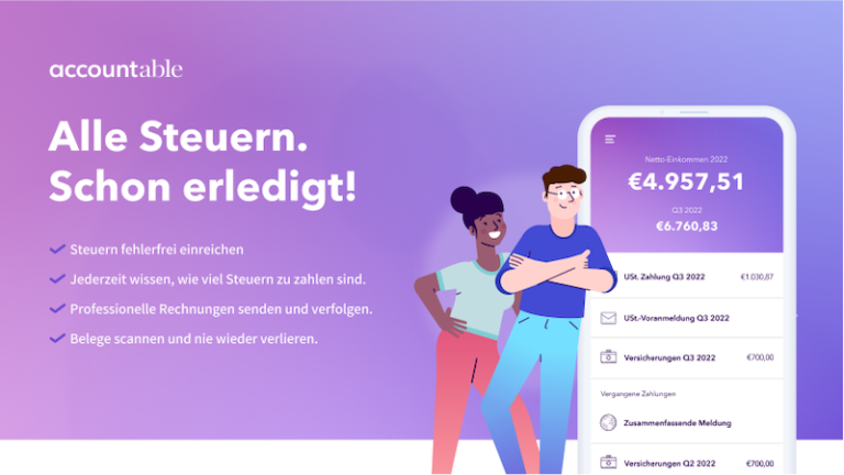 Accountable; Durchblick bei Steuern und Buchhaltung behalten [Anzeige]