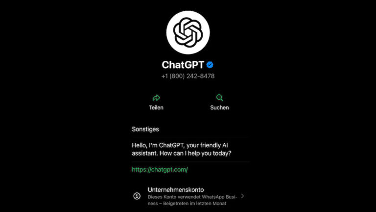So kannst du ChatGPT über WhatsApp nutzen