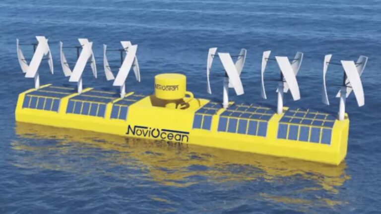 Dieses neue Hybridkraftwerk kombiniert Wellen, Wind und Sonne