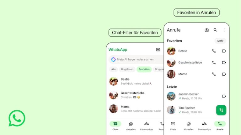 Kontakte zu Favoriten hinzufügen – so geht’s