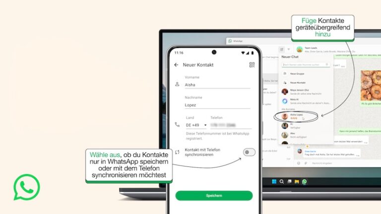 Kontakte auf anderen Geräten hinzufügen – so geht’s