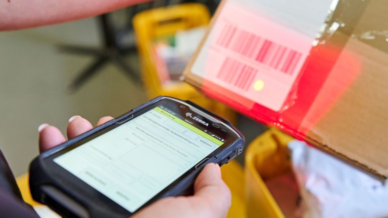 Versand ohne Paketlabel mit der Paket-ID – Frankierung per Stift